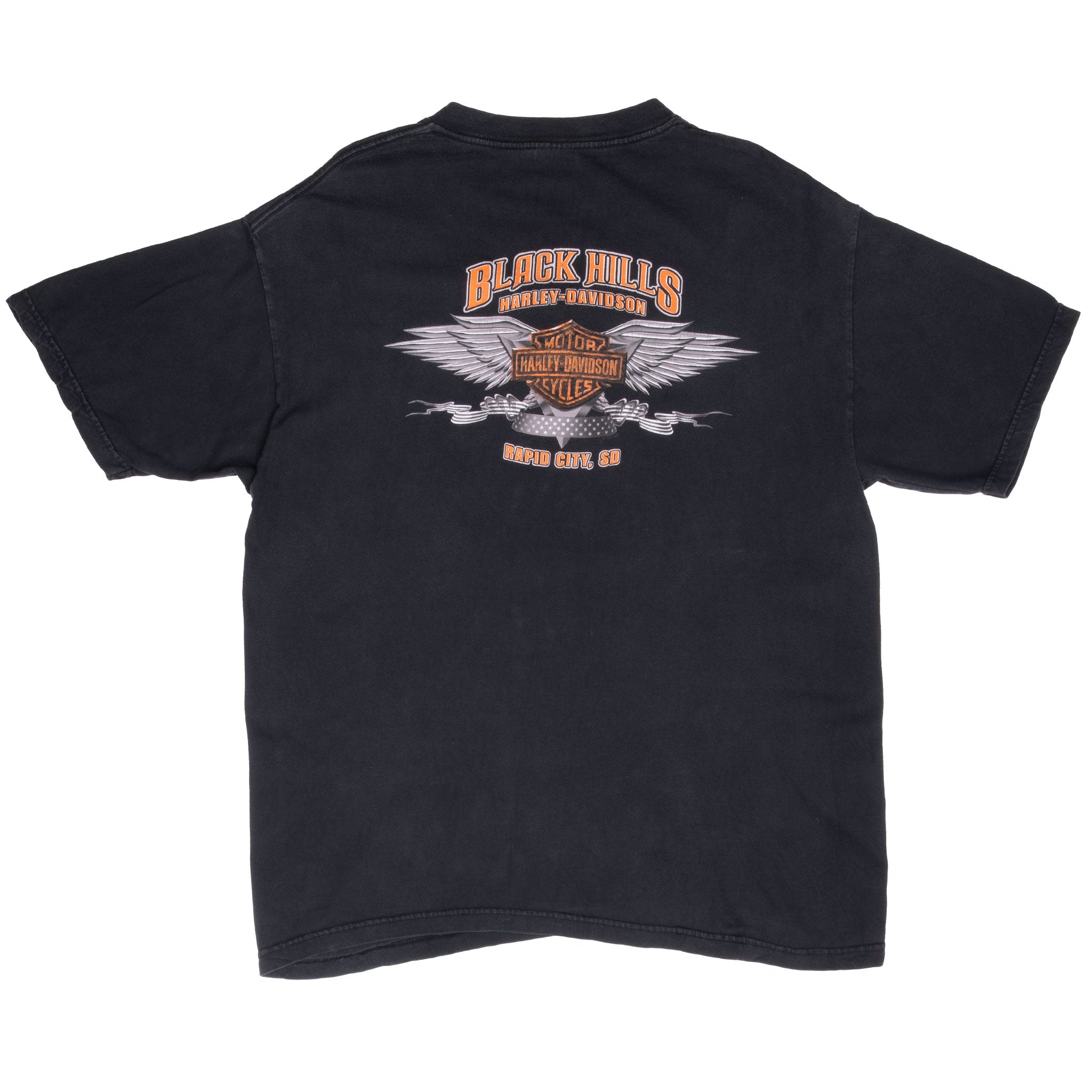 Vintage Harley Davidson Rapid City South Dakota 2000 Tee Shirt Size Large Made In Usa