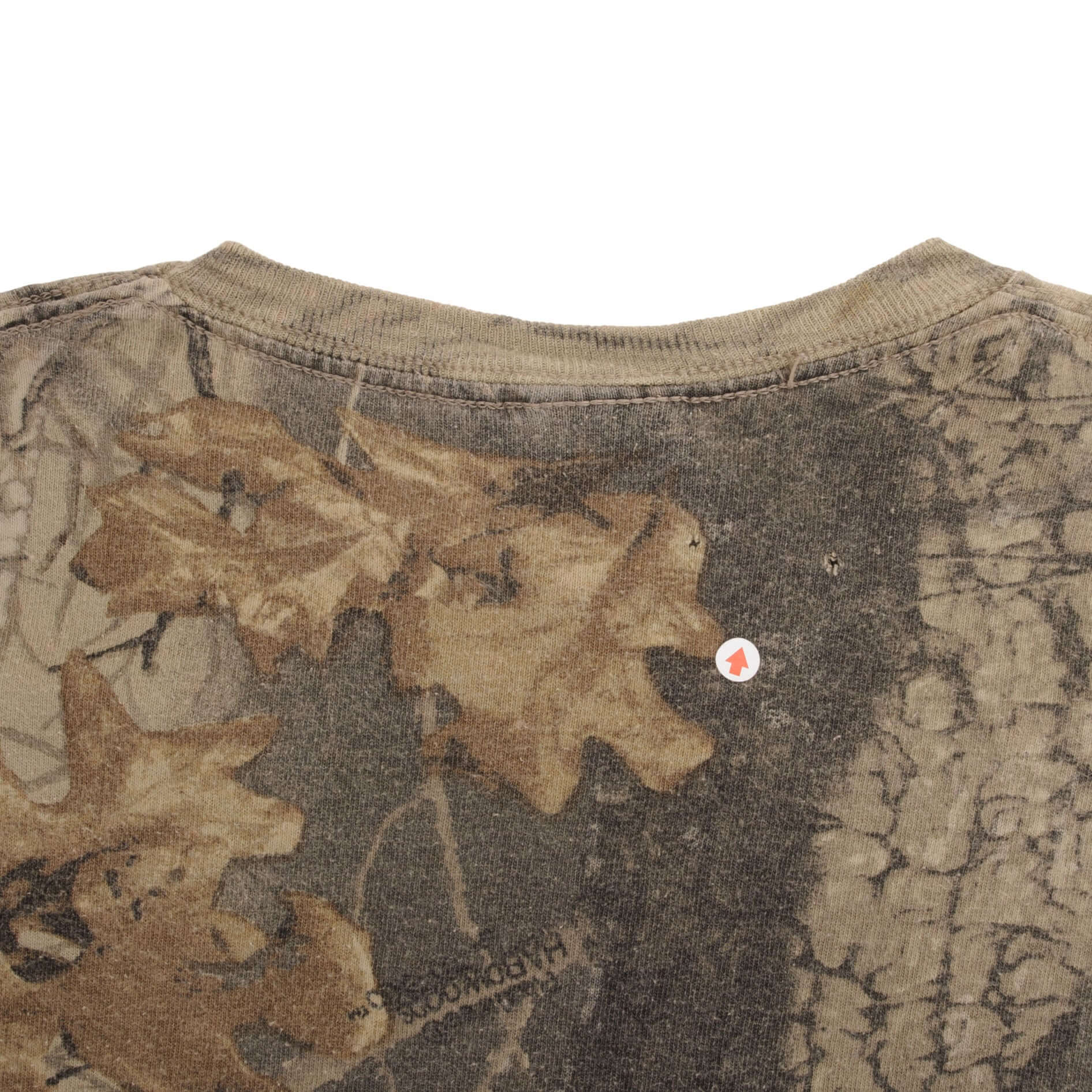 VINTAGE HUNTING REALTREE HARDWOODS CAMO LONG SLEEVE POCKET TEE SHIRT SIZE XL