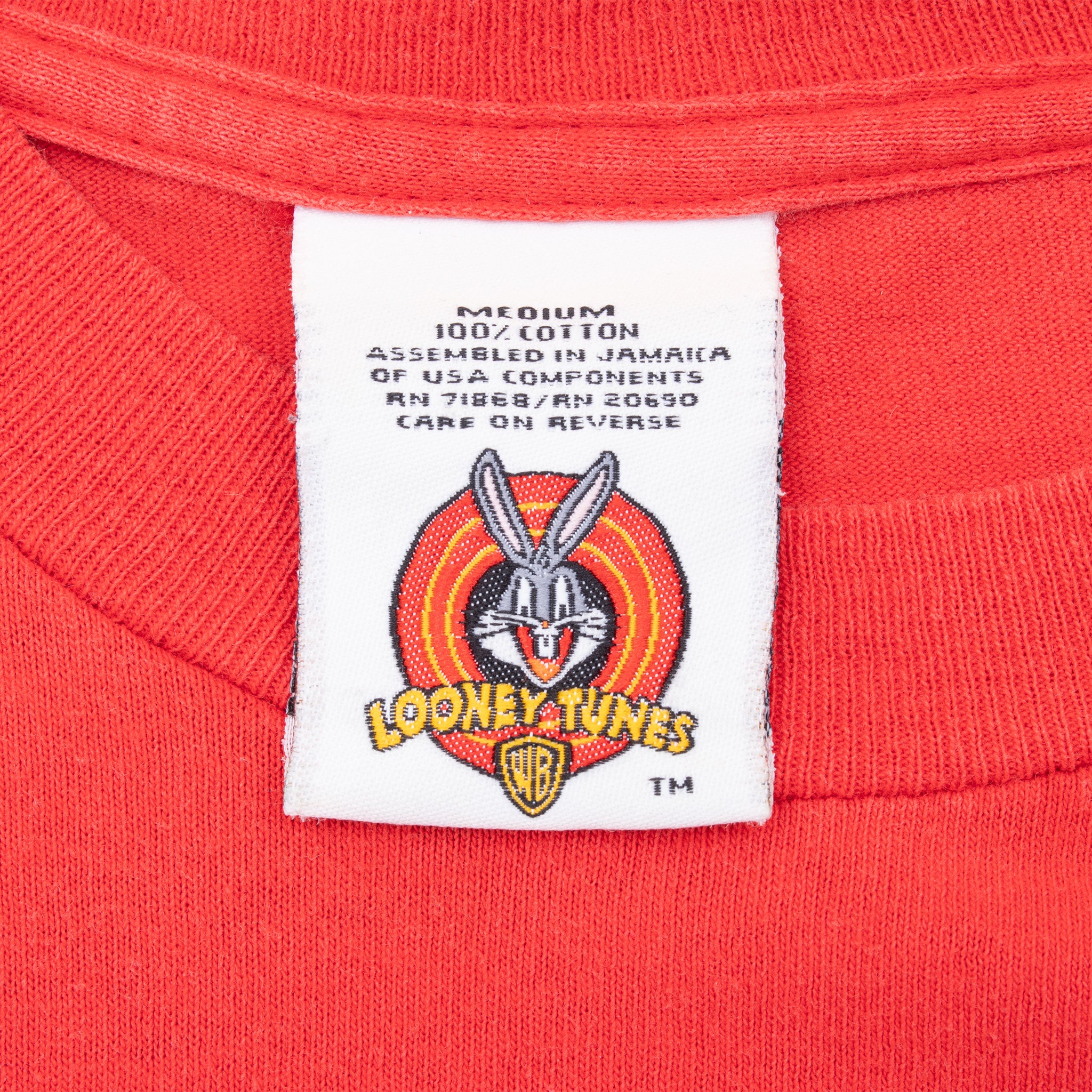 Vintage Looney Tunes Tweety Sylvester Not In The Lifetime Tee Shirt 1997 Size Medium with single stitch sleeves