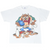 Front of white Looney Tunes T-shirt with Taz bowling graphic