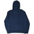 Back of navy blue Polo Ralph Lauren full-zip hoodie