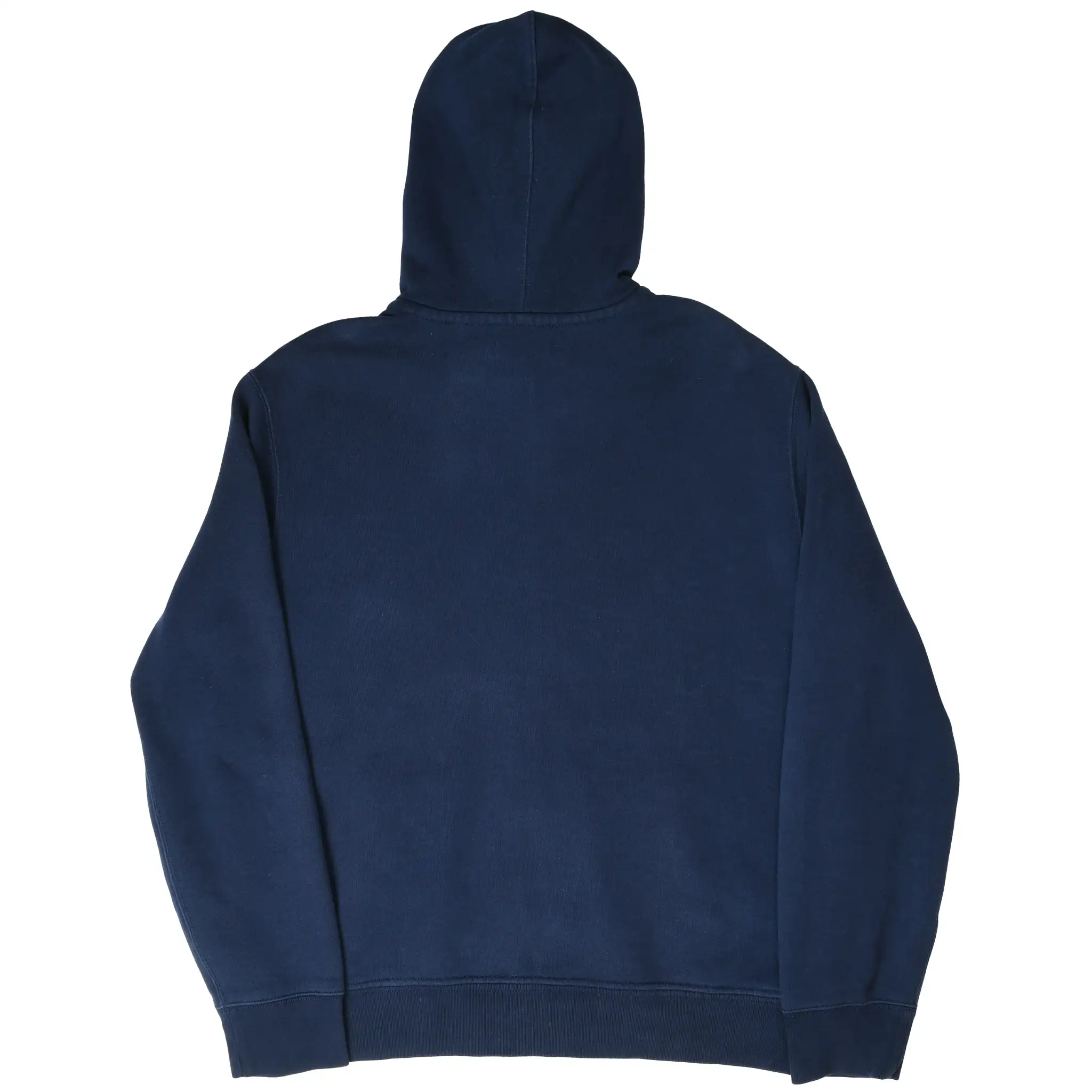 Back of navy blue Polo Ralph Lauren full-zip hoodie