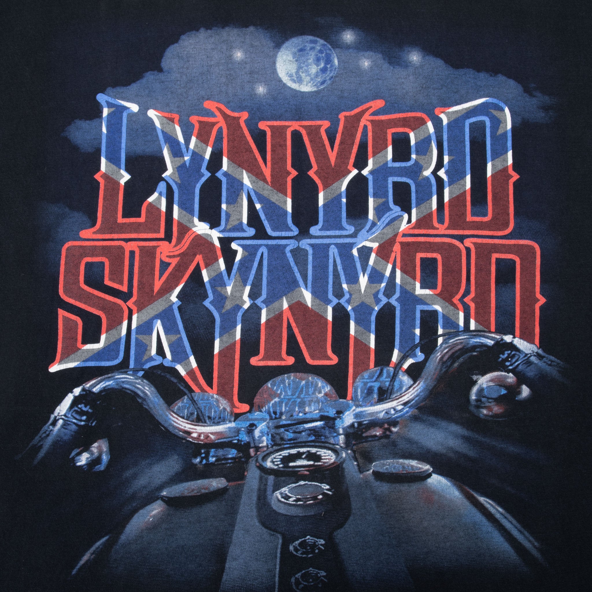 Vintage Lynyrd Skynyrd Tee Shirt 20Th Anniversary 1990S Size Large With Single Stitch Sleeves