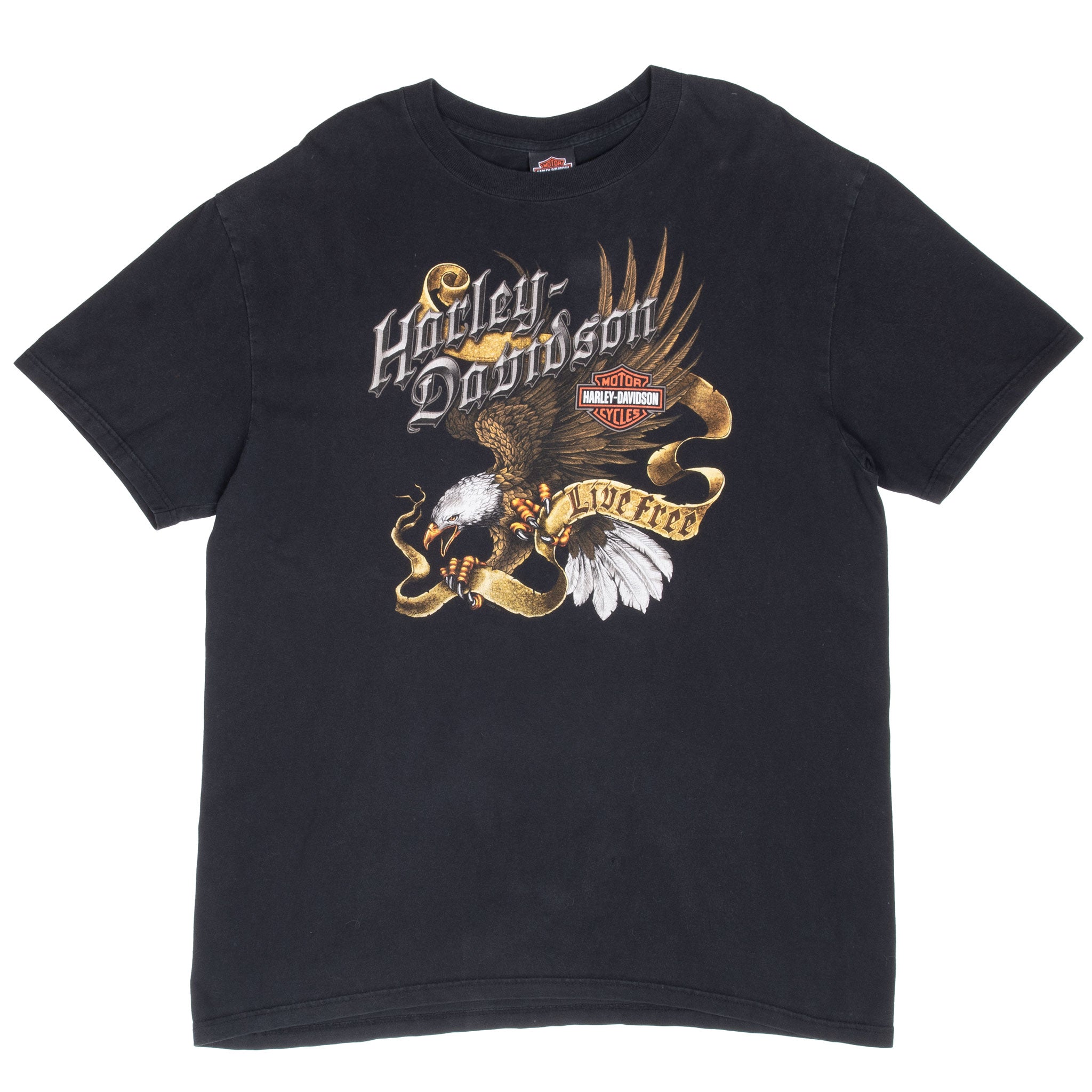 Vintage Harley Davidson Topeka Kansas Tee Shirt 2009 Size XL
