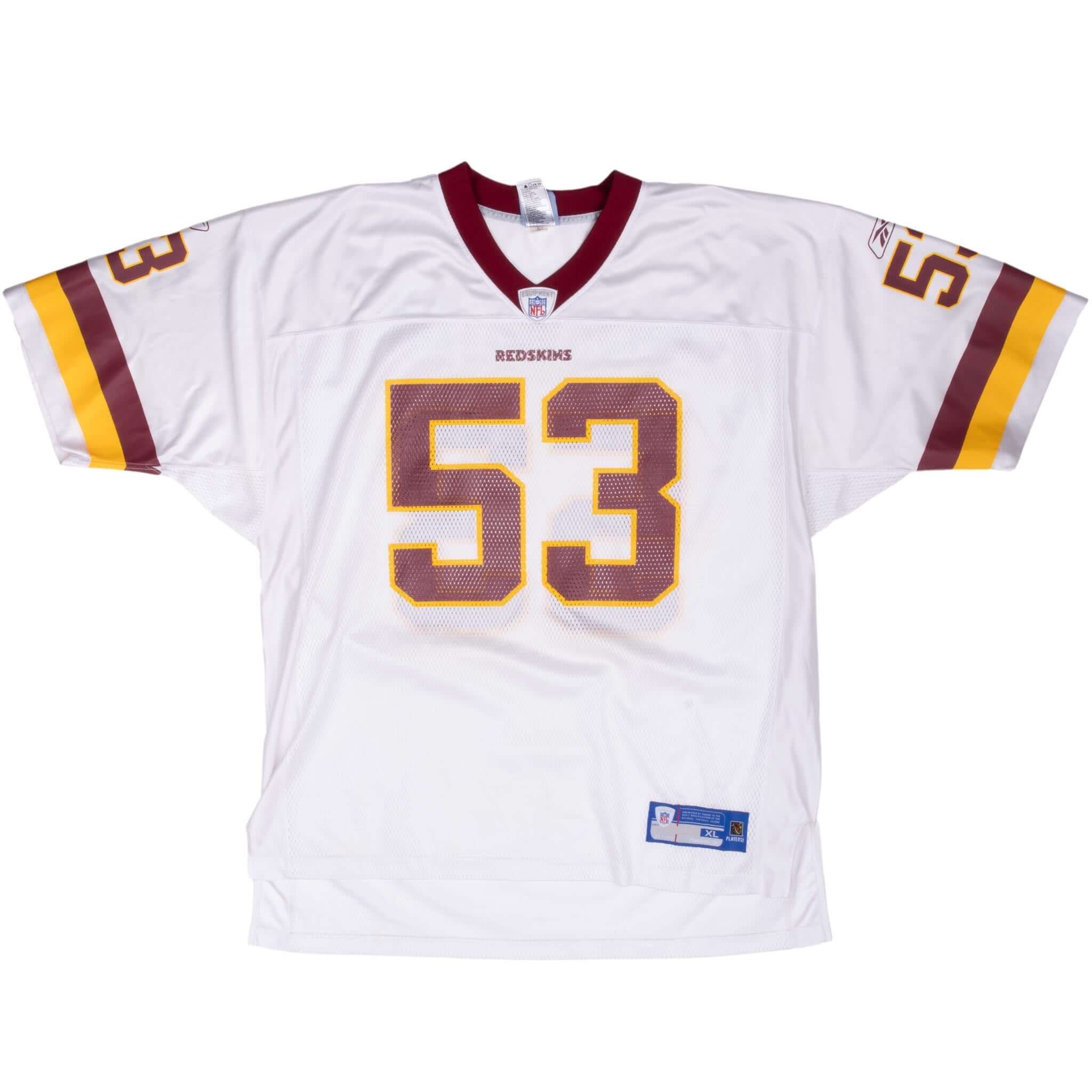 Vintage Nfl Washington Redskins Marcus Washington #53 Reebok Jersey 2000S Size XL