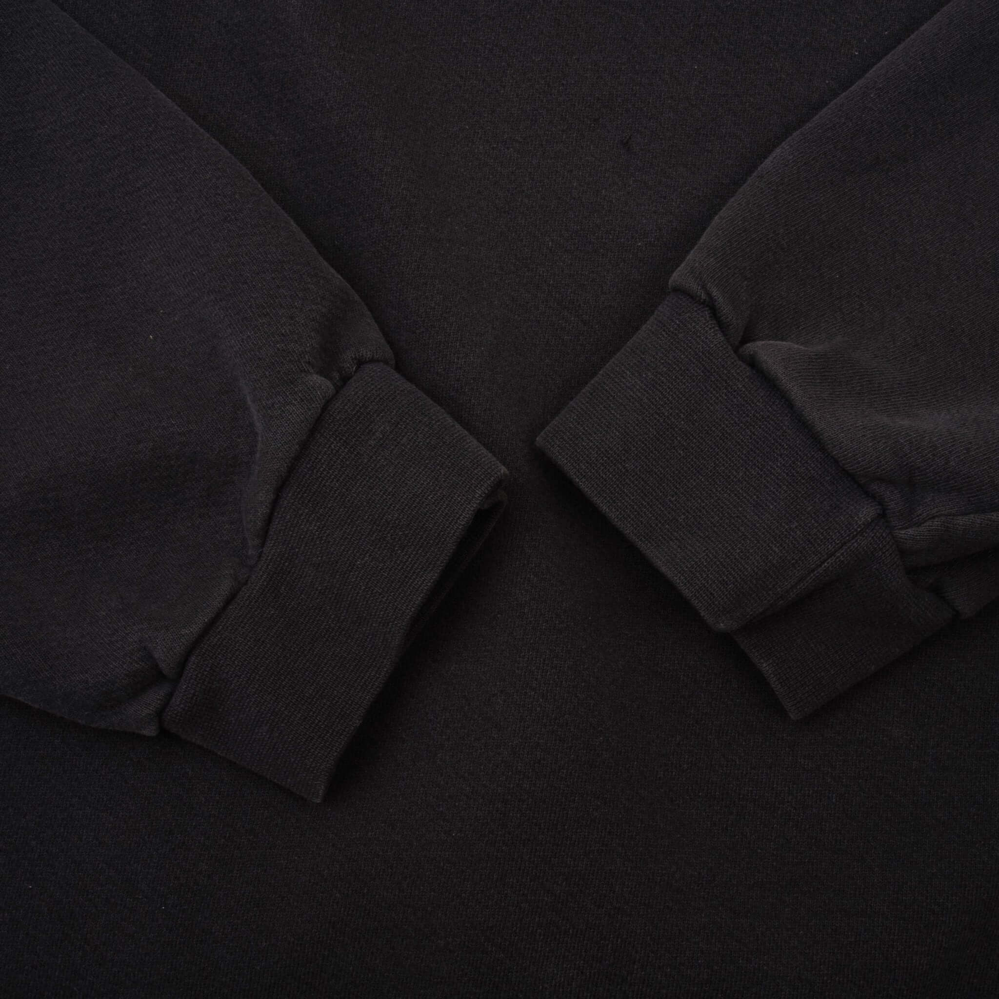 Vintage Nike Classic Swoosh Black Sweatshirt 2000S Size XL Made In USA