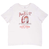 Polo Ralph Lauren Indians Chief White Tee Shirt Size 2XL