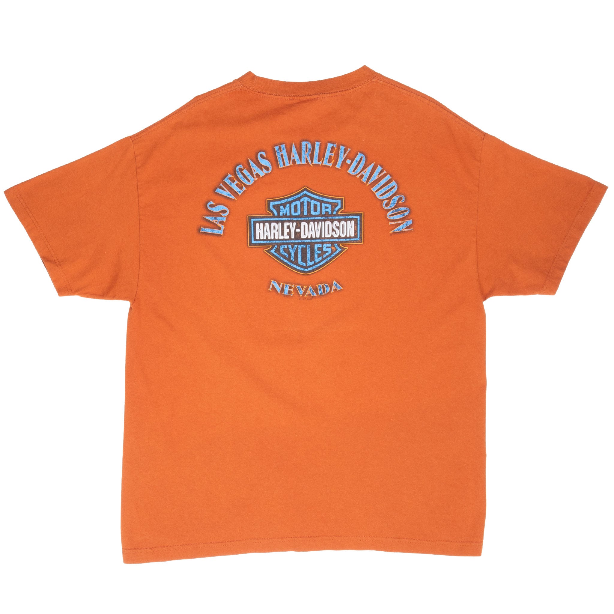 Vintage Harley Davidson Las Vegas Tee Shirt 2012 Size XL