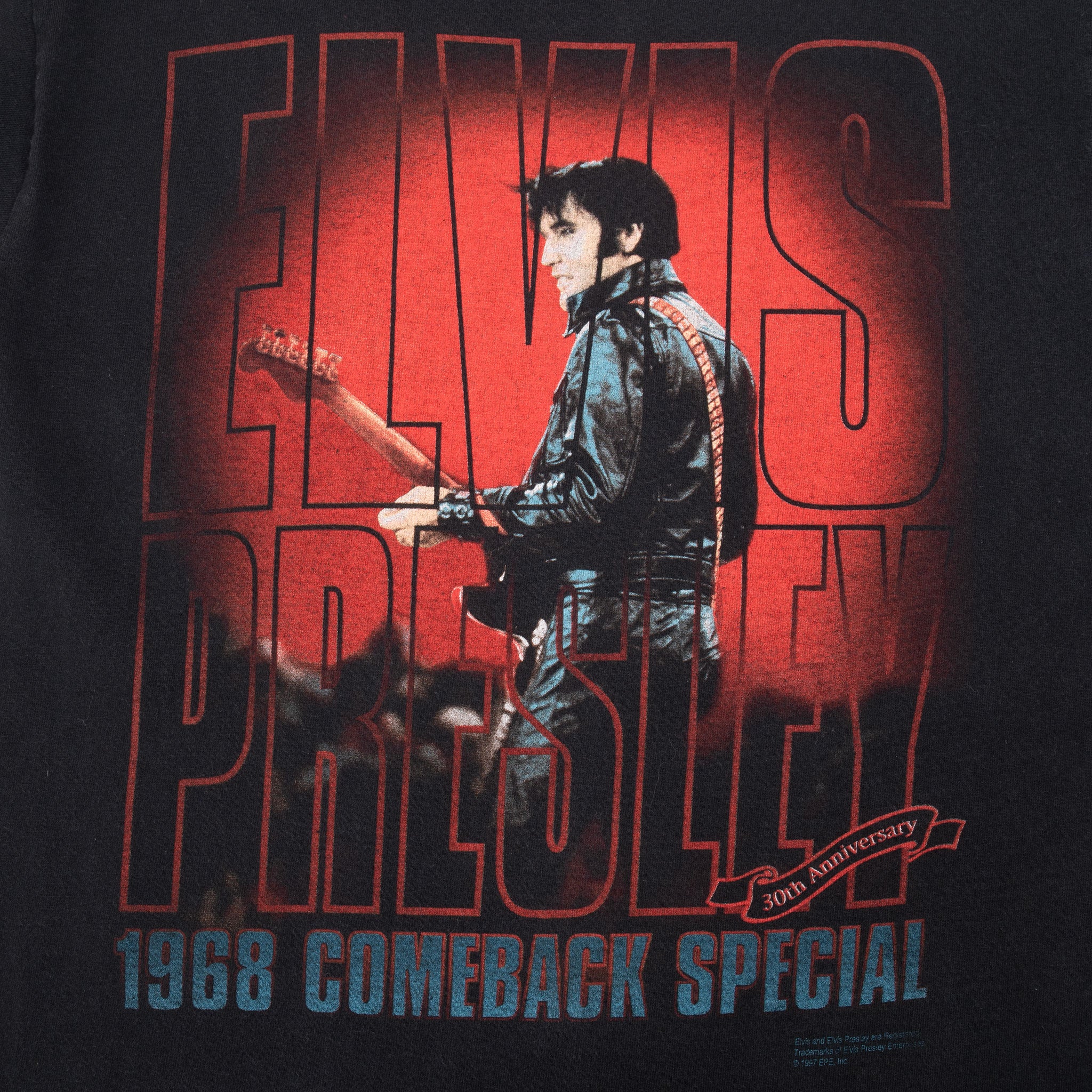 Vintage Elvis Presley Comeback 30Th Anniversary 1997 Tee Shirt Size Medium