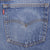 Beautiful Indigo Levis 501 jeans 1980s Made in USA with Medium Dark Wash.  Size on tag 36X36 Actual Size 34X36 Back Button #546