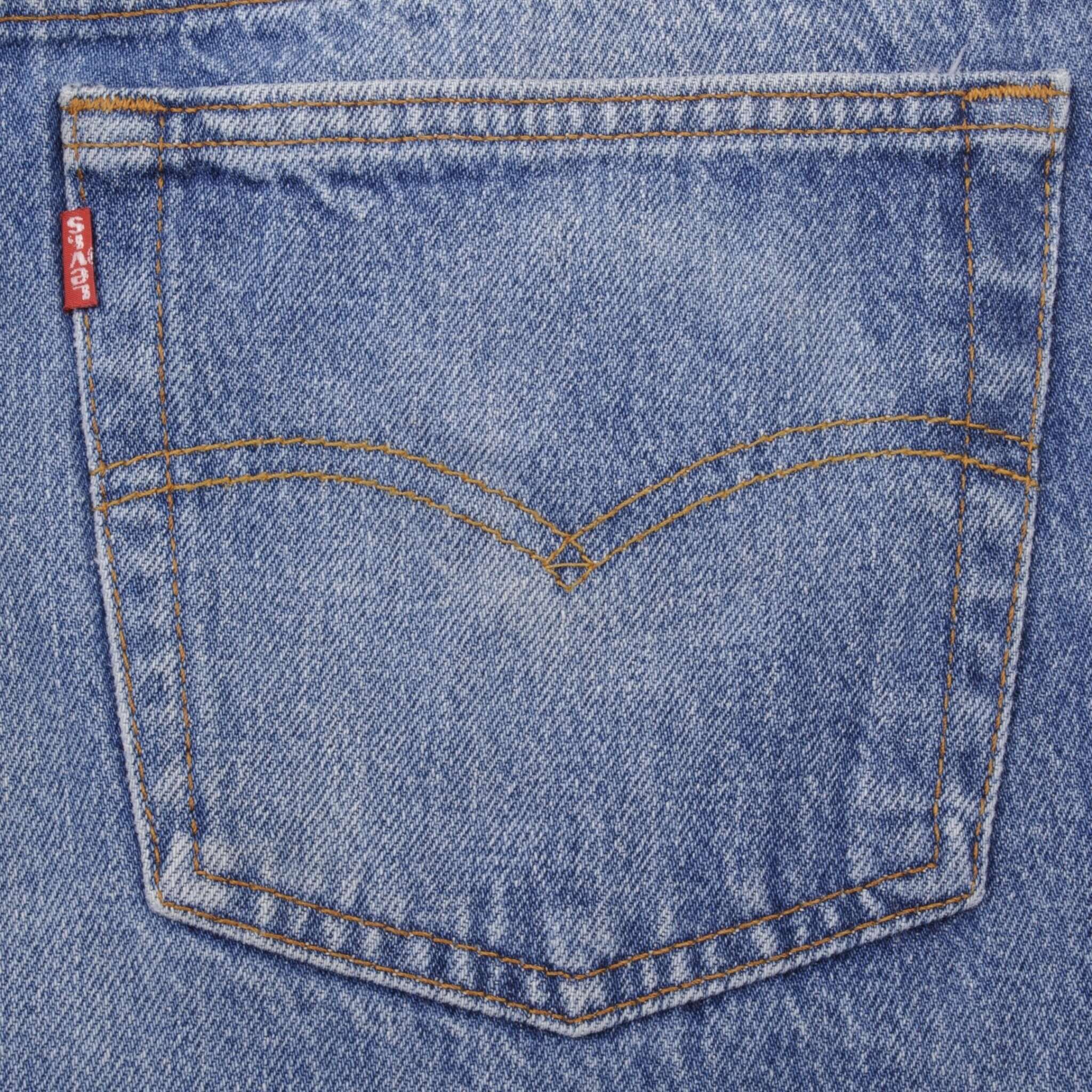 Beautiful Indigo Levis 501 jeans 1980s Made in USA with Medium Dark Wash.  Size on tag 36X36 Actual Size 34X36 Back Button #546