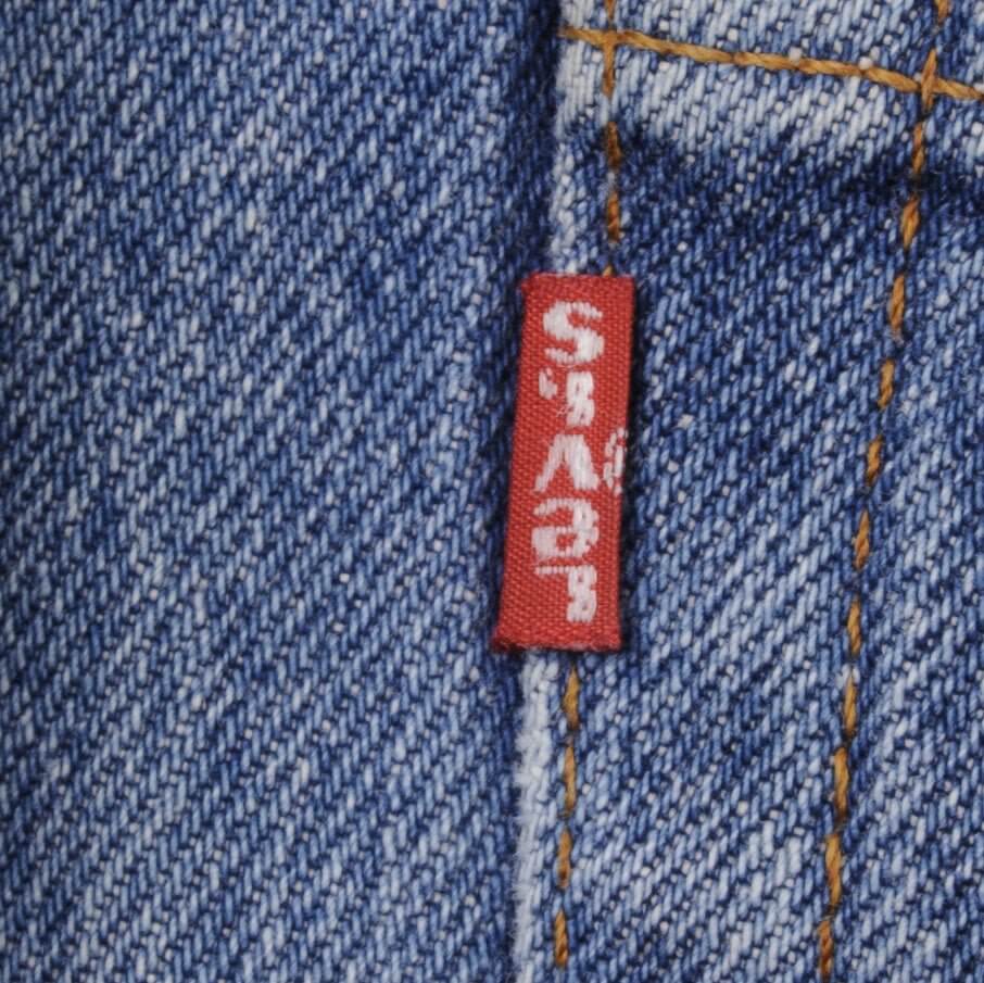 Beautiful Indigo Levis 501 jeans 1980s Made in USA with Medium Dark Wash.  Size on tag 36X36 Actual Size 34X36 Back Button #546