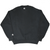 Back of black Starter Pittsburgh Steelers sweatshirt with small neck and sleeve logos