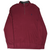 Full front view of burgundy Polo Ralph Lauren quarter-zip sweater