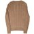 Back of brown Polo Ralph Lauren cable-knit crewneck sweater