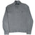 Full front view of dark grey Polo Ralph Lauren quarter-zip sweater