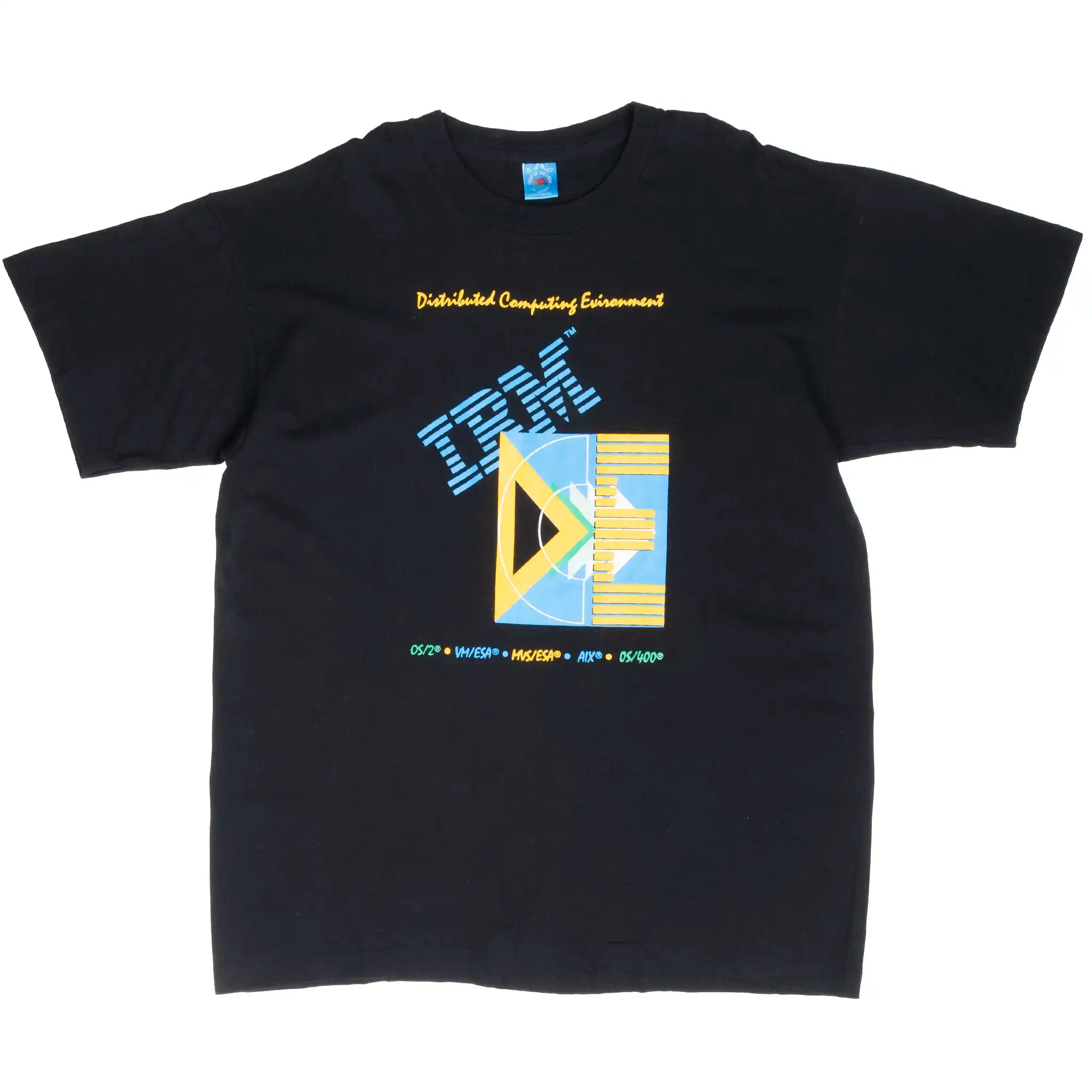 Vintage Ibm Distributed Computing Environment 1990S Tee Shirt Size XL Made In Usa With Single Stitch Sleeves