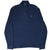 Full front view of Polo Ralph Lauren navy quarter-zip sweater