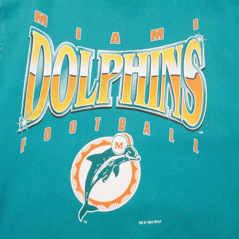 復古 NFL 邁阿密海豚隊衛衣 1994 年大尺碼美國製造