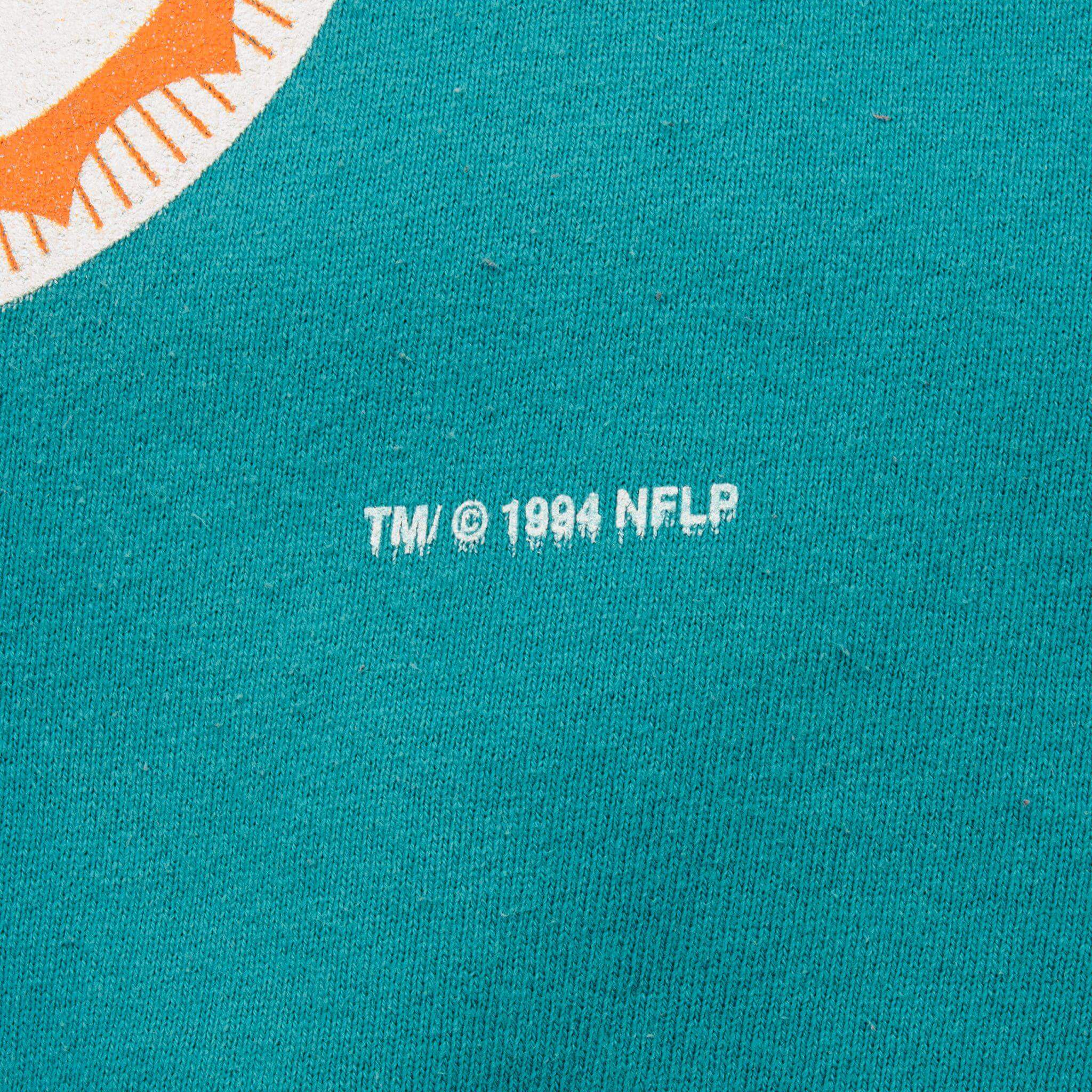 VINTAGE NFL MIAMI DOLPHINS SWEATSHIRT 1994 SIZE LARGE MADE IN USA