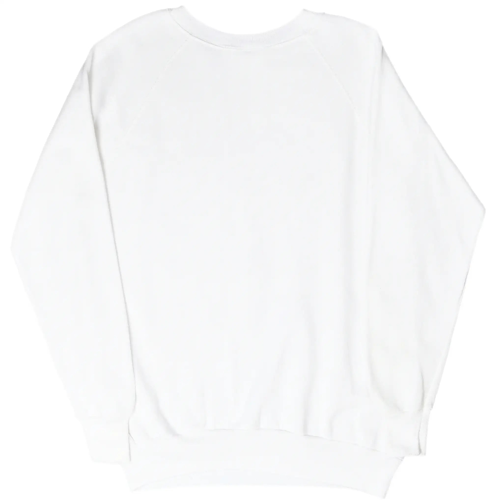 Plain back of white Minnesota Twins crewneck sweatshirt