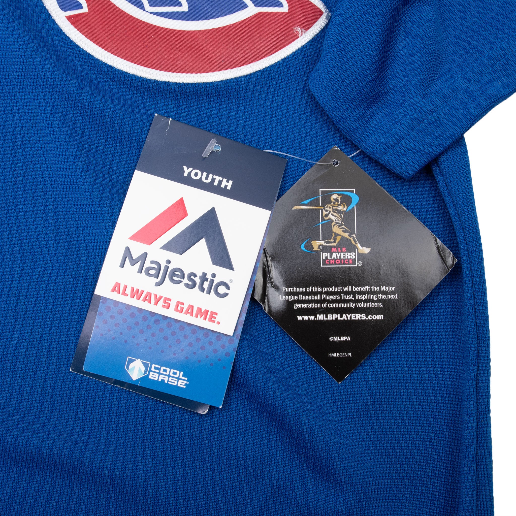 Vintage Mlb Chicago Cubs Baez #9 Majestic Jersey 2000S Size Xl Youth Deadstock With Tags