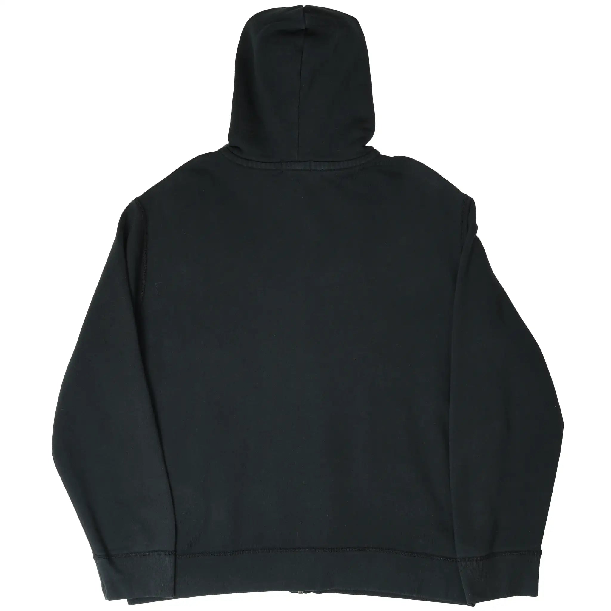 Back of black Polo Ralph Lauren full-zip hoodie