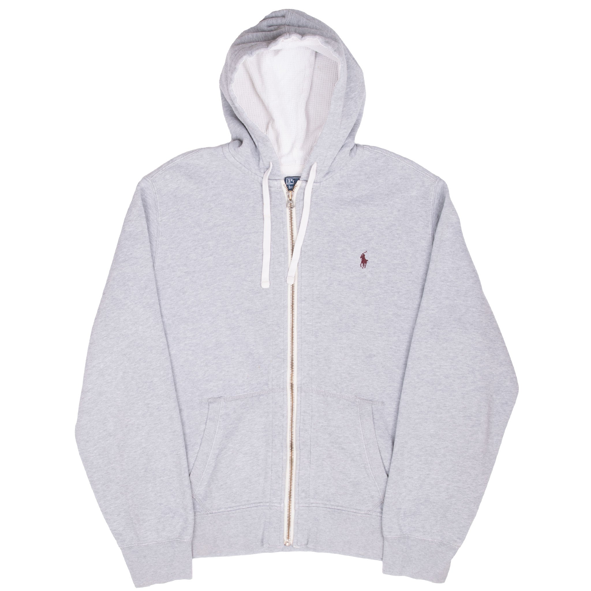 Vintage Ralph Lauren Full Up Classic Grey Hoodie Sweatshirt 1990S Size XL