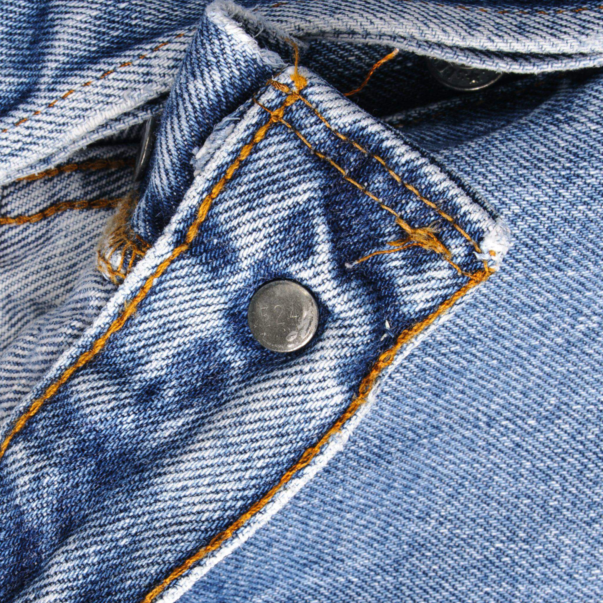 VINTAGE LEVIS 501 JEANS INDIGO 1976-1985 SIZE W28 L30 MADE IN USA WITH SELVEDGE