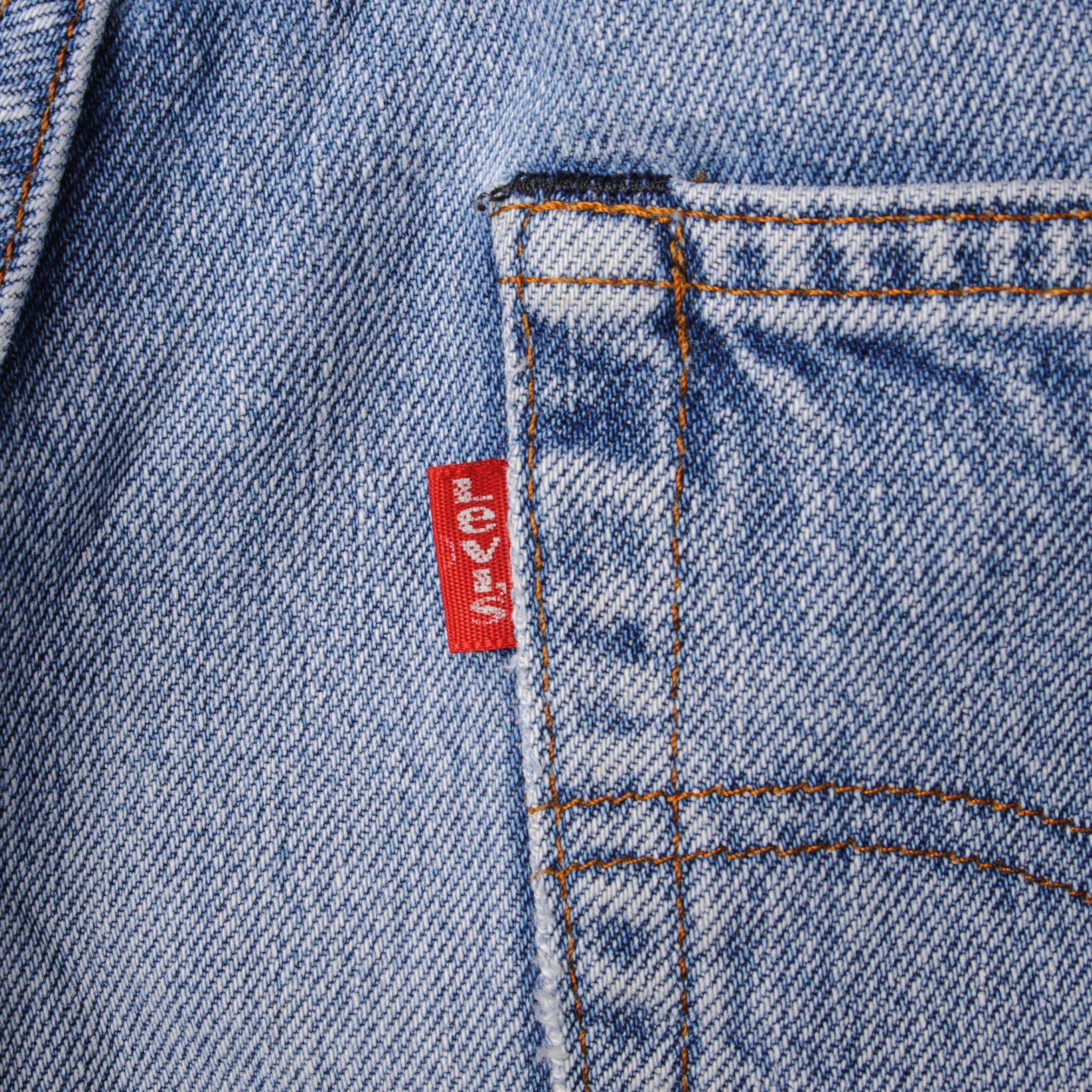 VINTAGE LEVIS 501 JEANS INDIGO 1976-1985 SIZE W28 L30 MADE IN USA WITH SELVEDGE