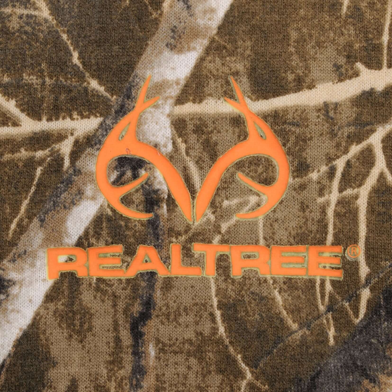 Vintage Hunting Realtree Edge Camo Long Sleeve Pocket Tee Shirt Size XL