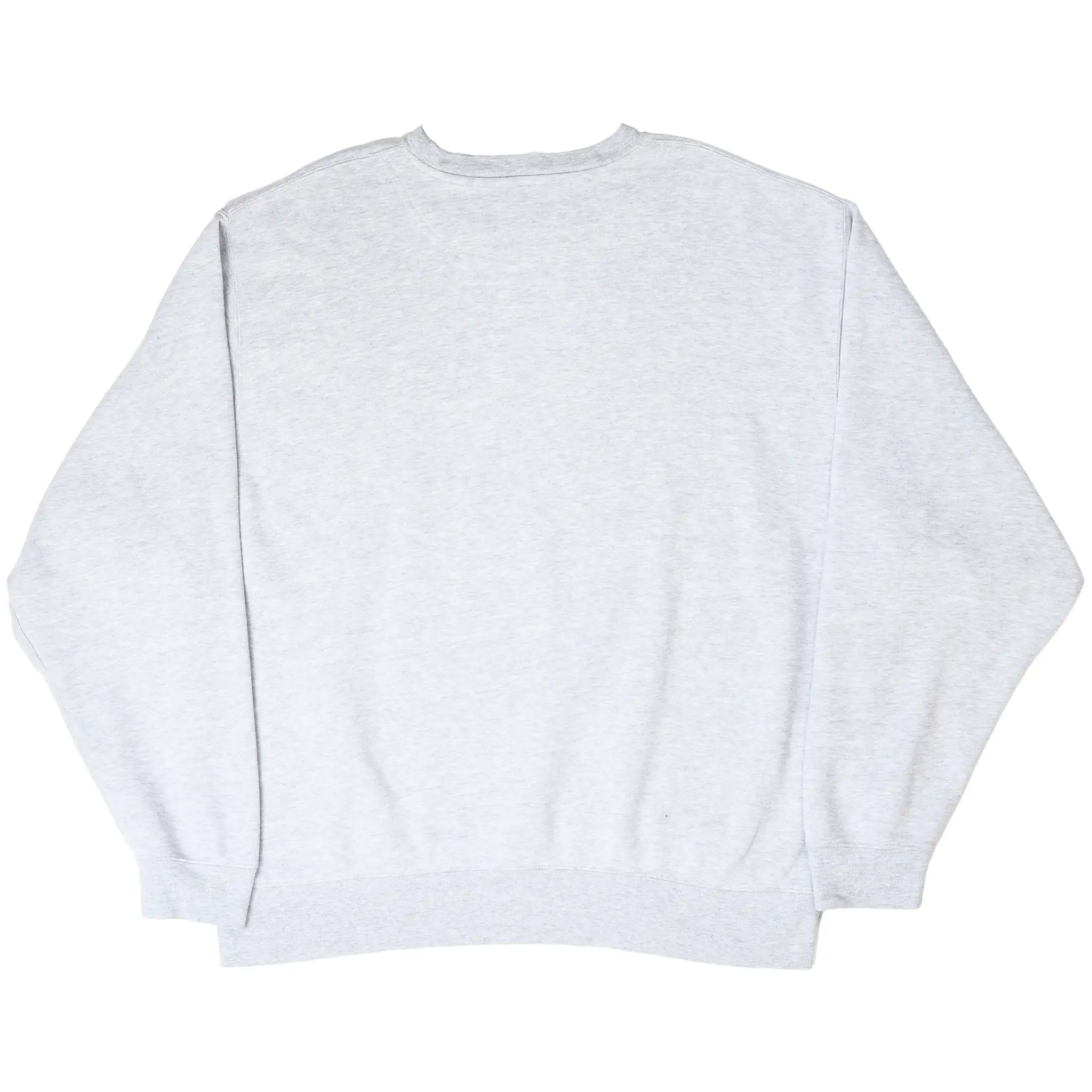 Back of gray Nike Arizona State crewneck sweatshirt with a plain design
