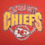 Vintage NFL Kansas City Chiefs 1996 Taylor Swift Tee Shirt Size 2XL Made In USA With Single Stitch Sleeves