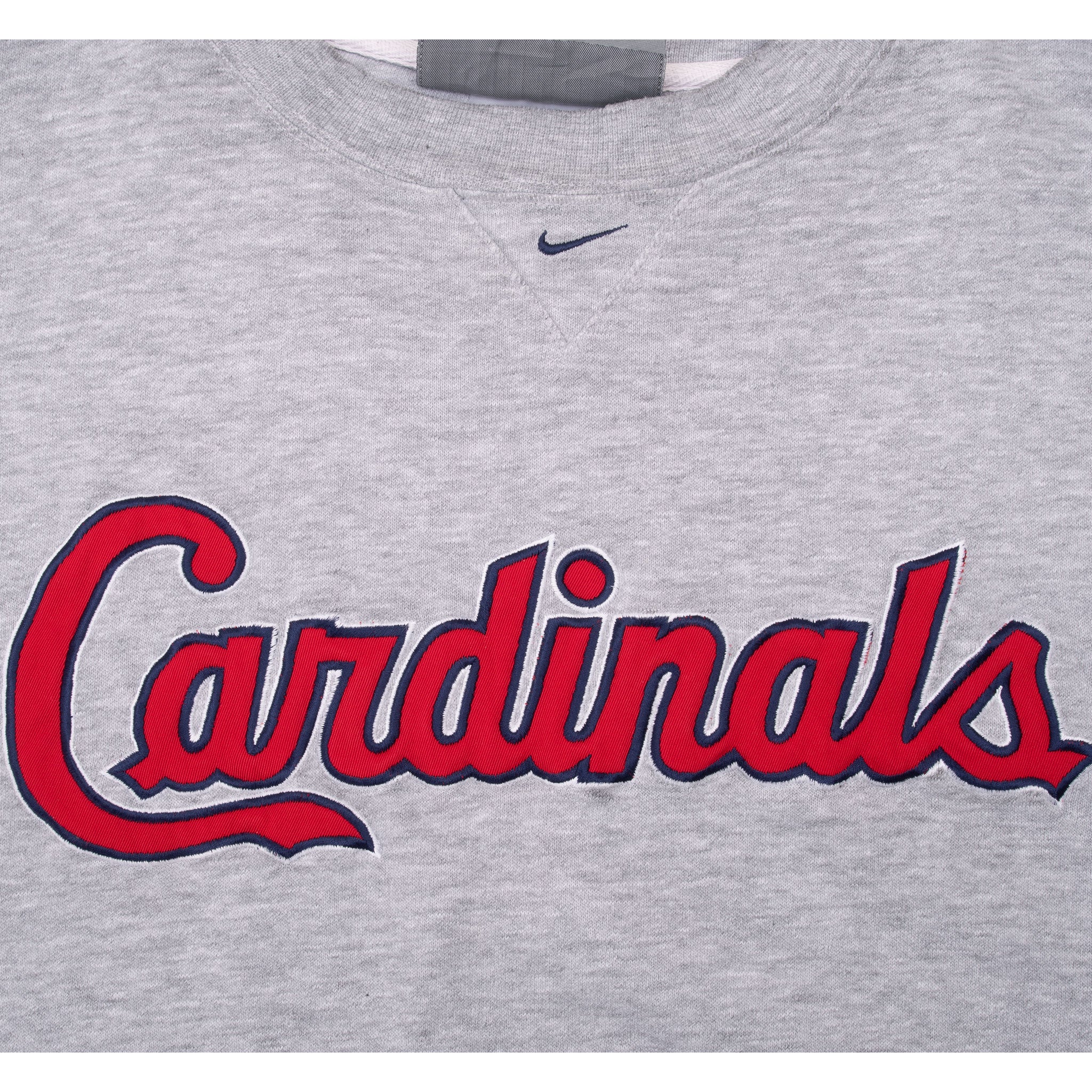 Vintage Mlb St Louis Cardinals Nike Swoosh Sweatshirt 2000S Size Medium