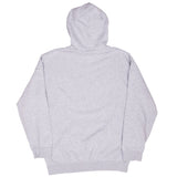 Vintage Nike Spellout Grey Hoodie Sweatshirt 2000S Size Medium