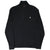 Front view of black Polo Ralph Lauren quarter-zip sweater