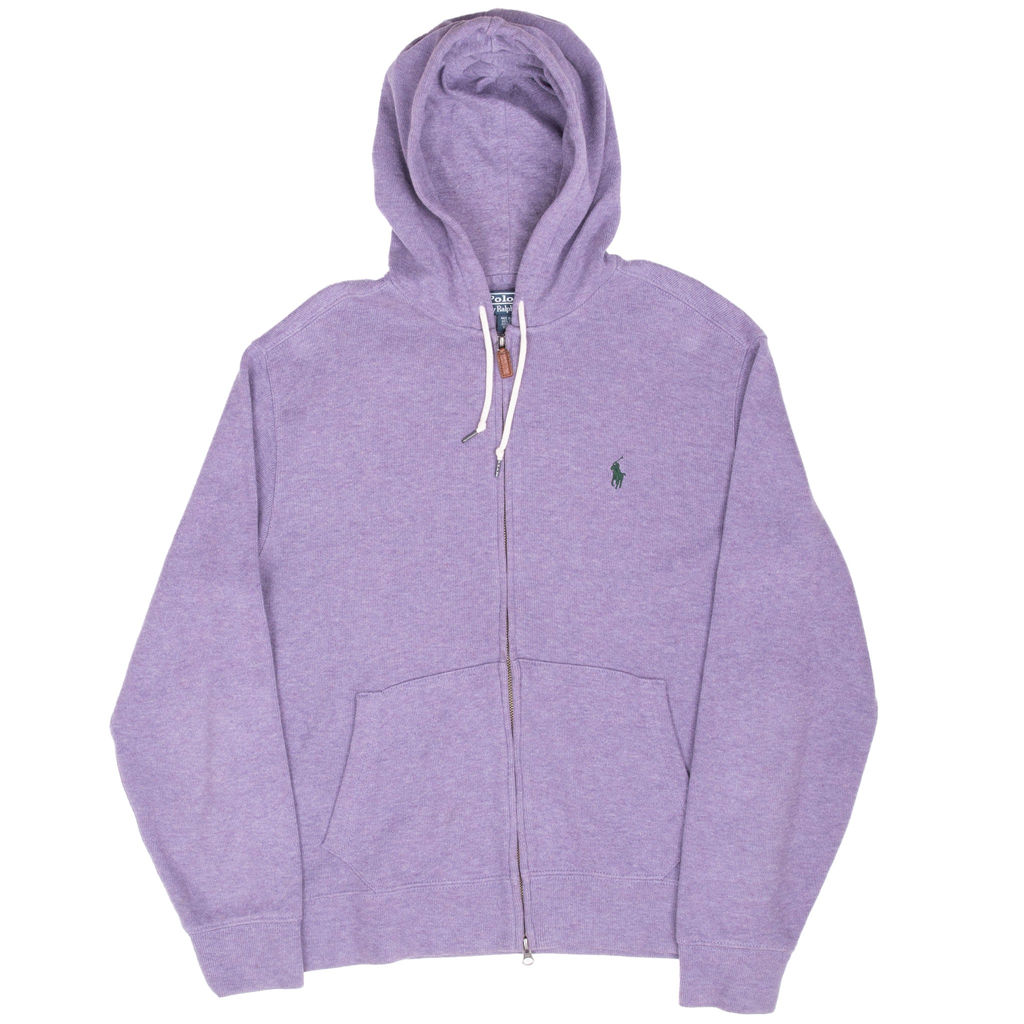 Vintage Ralph Lauren Full Zip Purple Sweater 1990S Size Medium