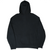 Back of black Polo Ralph Lauren full-zip hoodie with hood