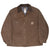 VINTAGE CARHARTT MICHIGAN BLANKET LINED DARK BROWN JACKET C02CHT 1990S 2XL TALL