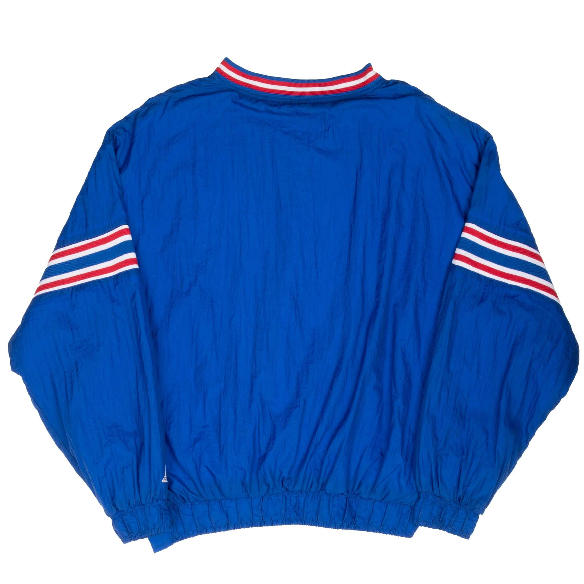 Vintage Ncaa Kansas University Pullover Windbreaker Jacket 1990S Size Large