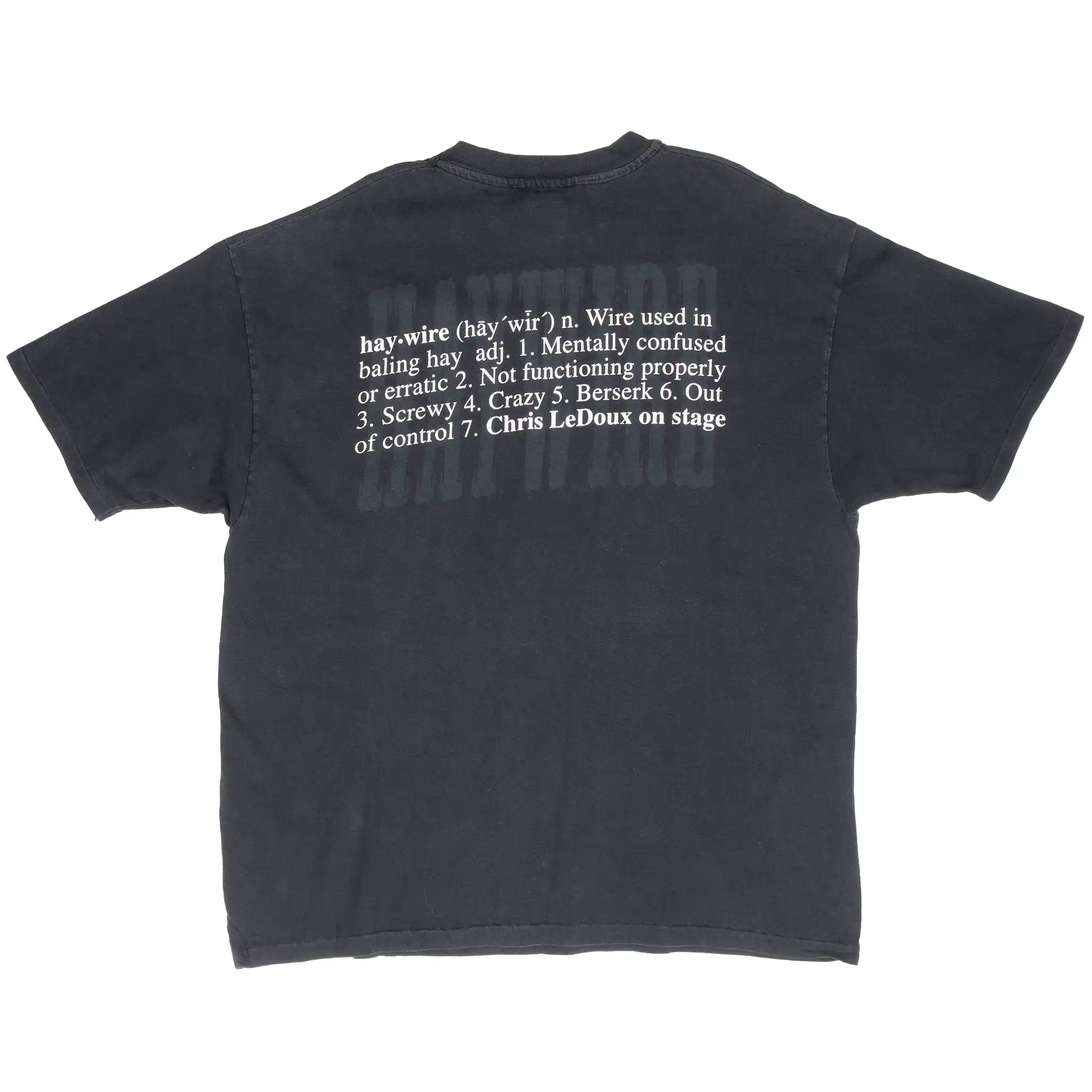 VINTAGE CHRIS LEDOUX HAYWIRE TEE SHIRT 1990S XL MADE IN USA