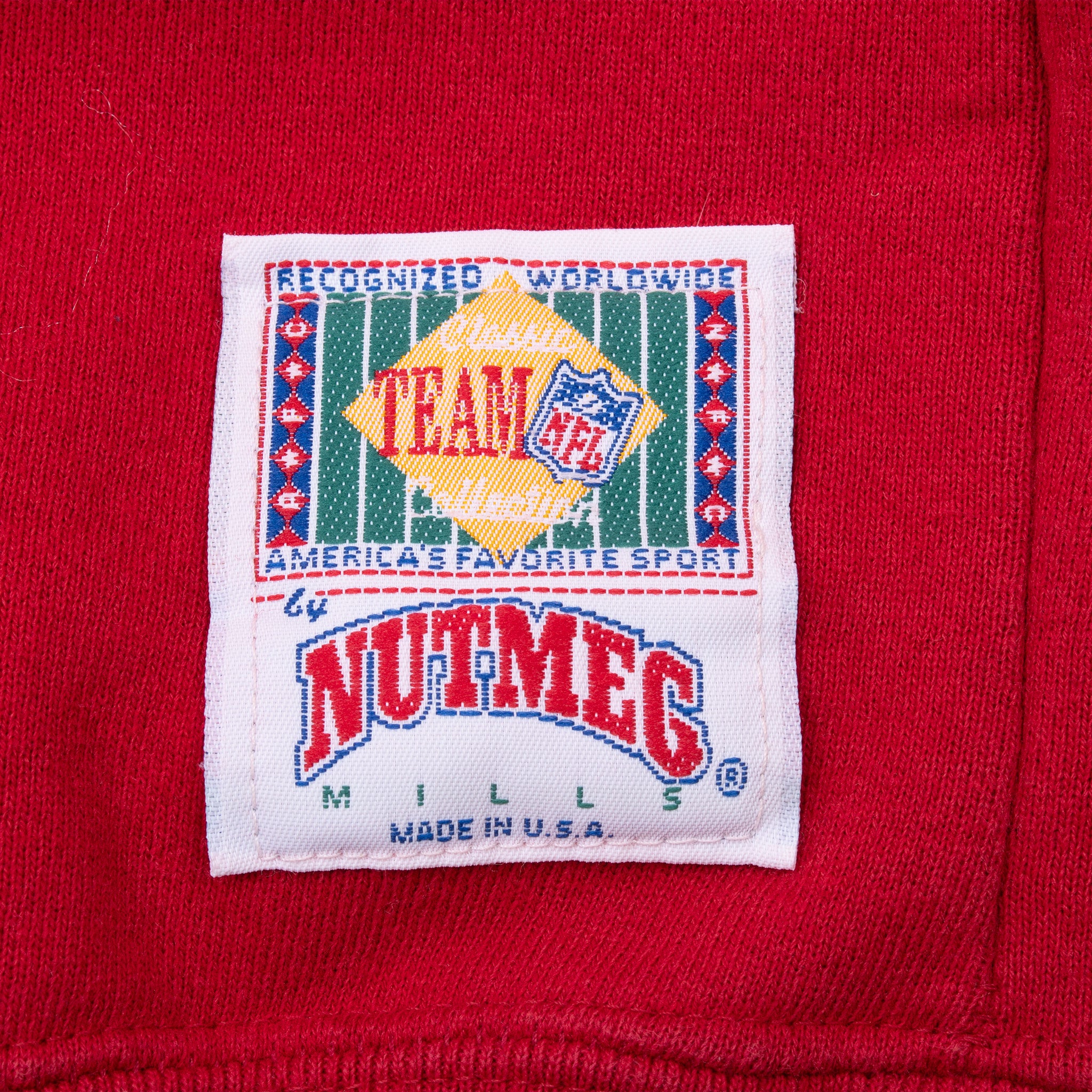 Vintage Nfl Washington Redskins Turlte Neck Sweatshirt 1990S Size Large Made Usa