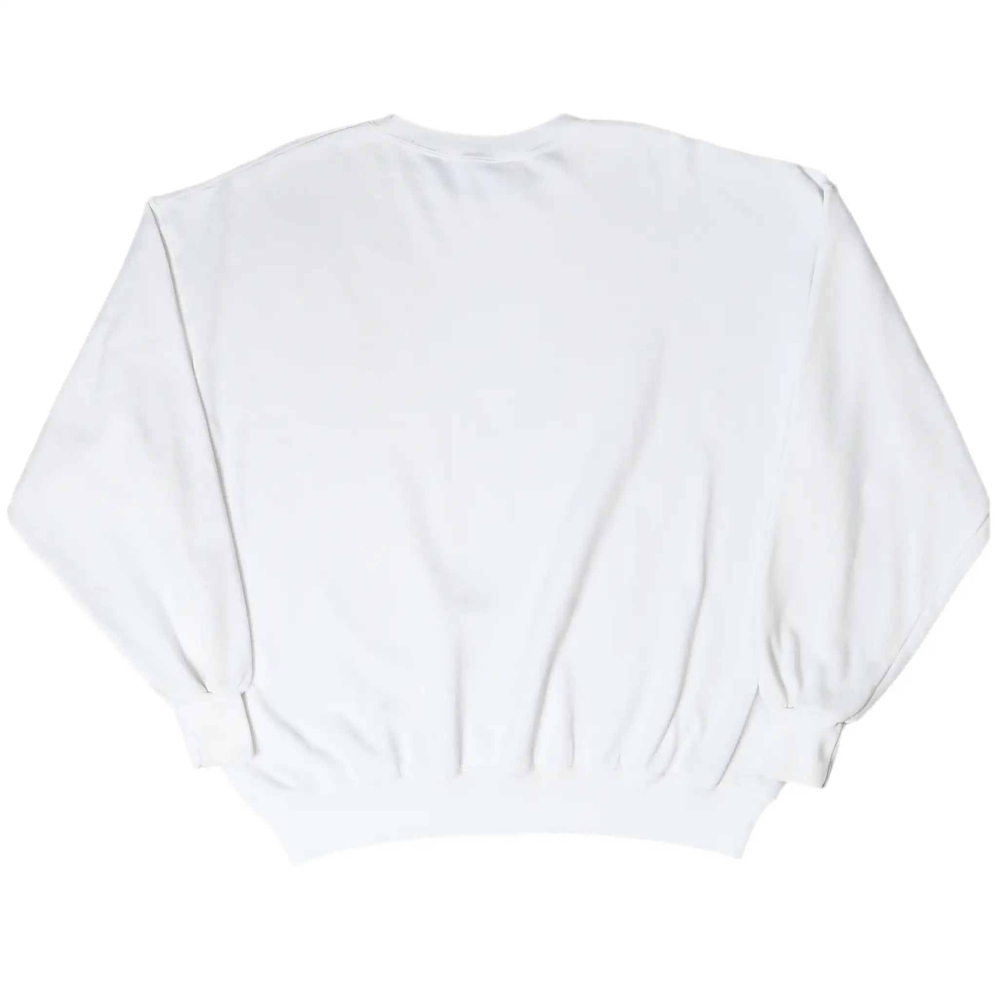 Back of plain white Hard Rock Cafe Dallas sweatshirt