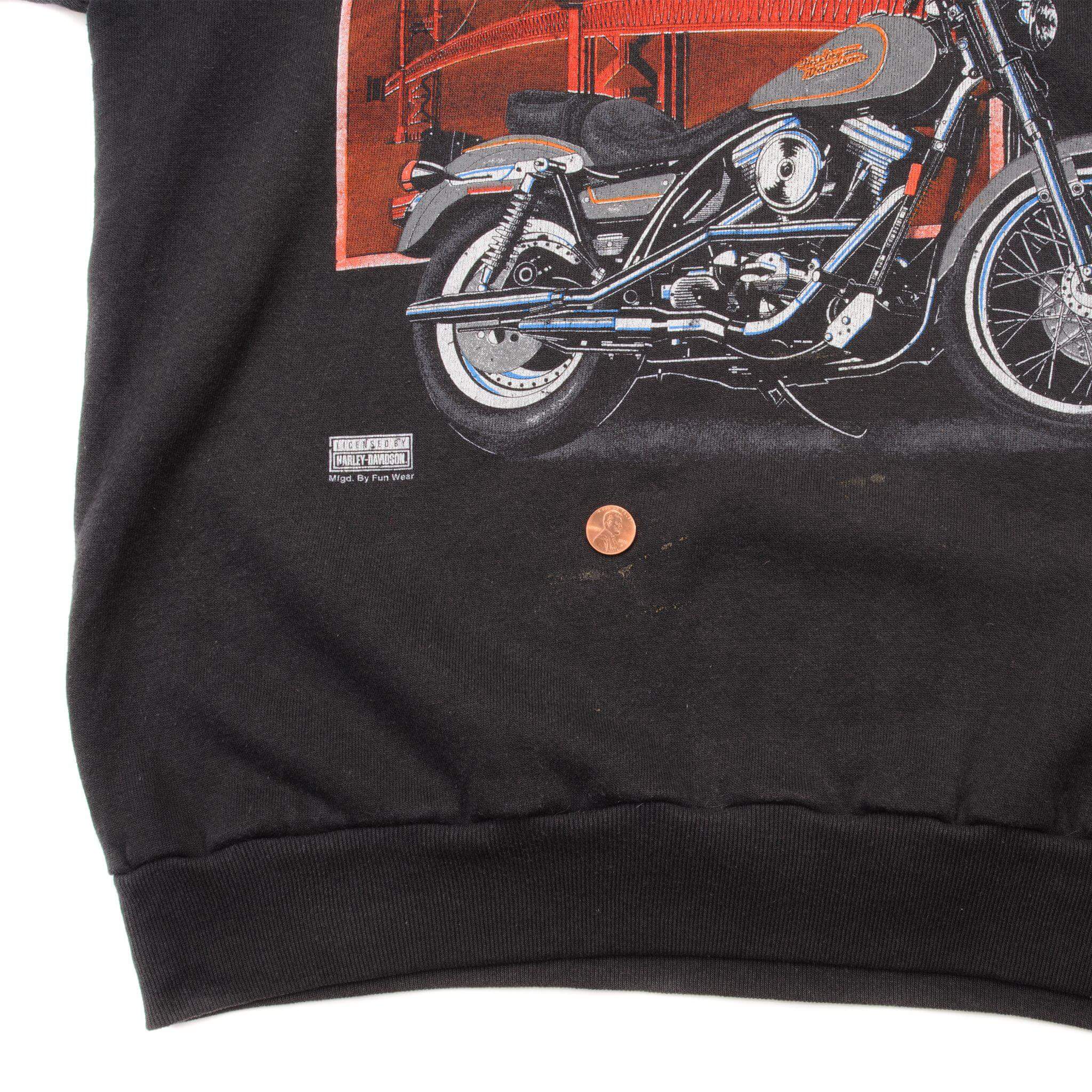 VINTAGE HARLEY DAVIDSON SWEATSHIRT SIZE LARGE MADE IN USA