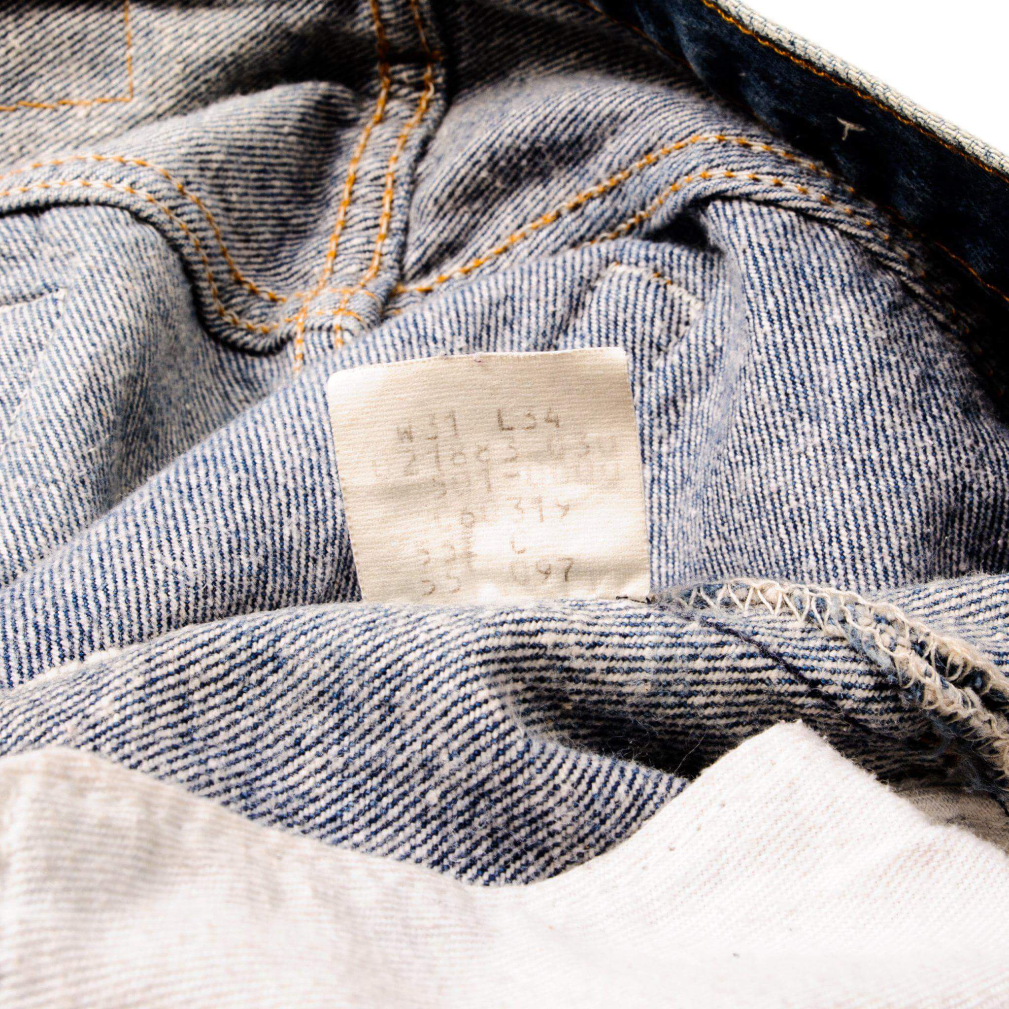 Levi's 501 Label Tag 1985-1988 80s 1980s