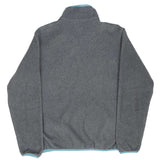 Vintage Patagonia Snap T Synchilla Full Zip Grey Fleece Jacket Size Medium