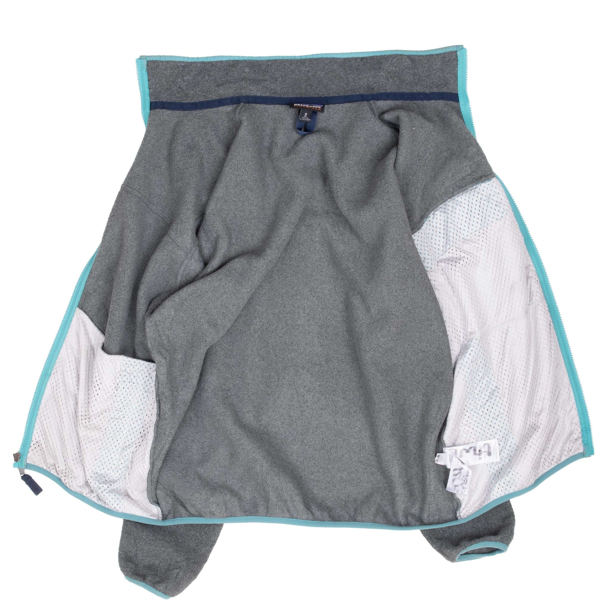 Vintage Patagonia Snap T Synchilla Full Zip Grey Fleece Jacket Size Medium