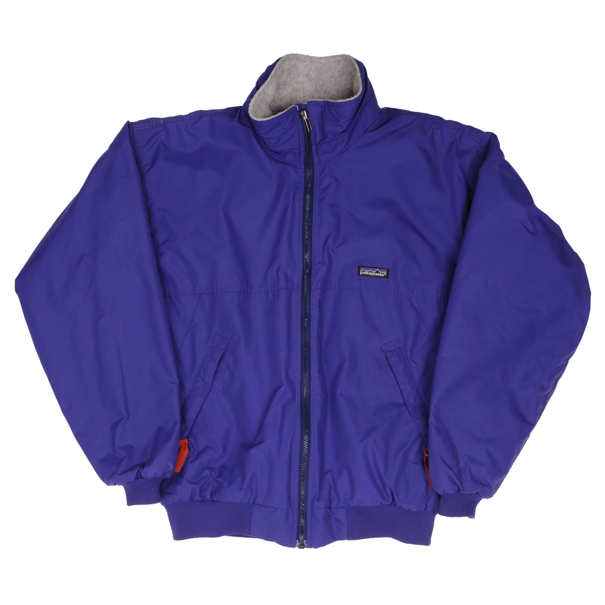 Vintage Patagonia Windbreaker Purple Jacket 1990S Size Medium Made In Usa  Style 38181