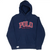 Vintage Polo Ralph Lauren Embroidered Blue Hoodie Sweatshirt Size Large