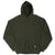 Vintage Russell Athletic Blank Khaki Green Hoodie Sweatshirt 1990S Size 2XL